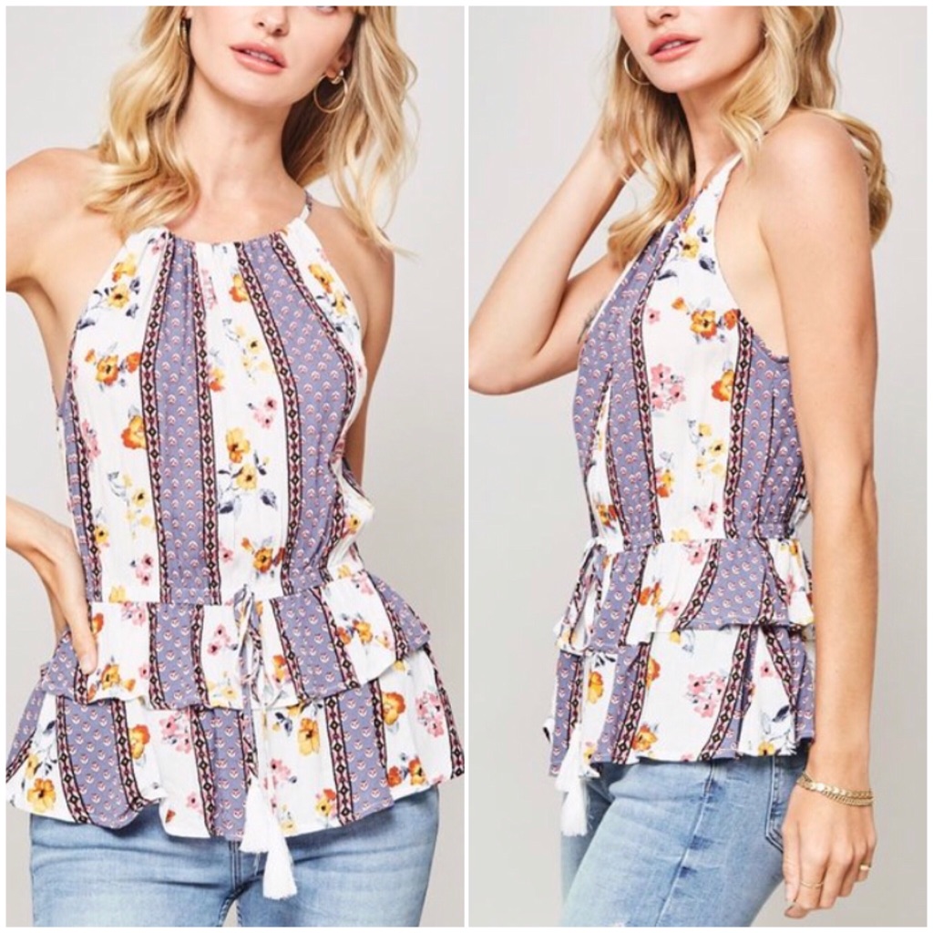 Gemini Multi Pattern Cami Top